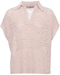 D.exterior - Gehaakte Blouse - Lyst