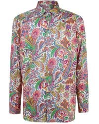 Etro - Long Sleeves Shirt - Lyst