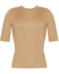 Adam Lippes - Kerr Short-Sleeve Sweater - Lyst