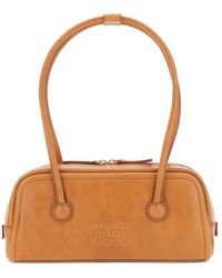 Marge Sherwood - Logo-Debossed Leather Shoulder Bag - Lyst