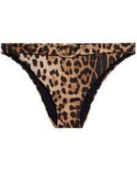 Moschino - Printed Lycra Swim Briefs - Lyst
