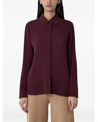 Max Mara - Button-Down Silk Shirt - Lyst