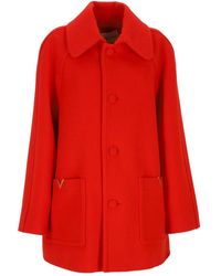 Valentino Garavani - Pocket-Detail Coat - Lyst