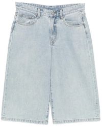 JNBY - Cotton Denim Shorts - Lyst