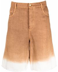Federico Curradi - Tie-Dye Denim Shorts - Lyst