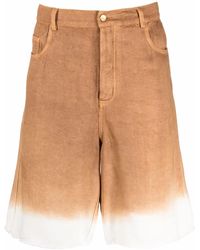 Federico Curradi - Tie-Dye Denim Shorts - Lyst