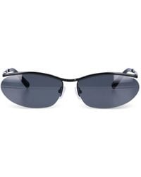 The Attico - Charlotte Oval-Frame Sunglasses - Lyst
