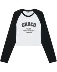 Chocoolate - ラグランスリーブ Tシャツ - Lyst