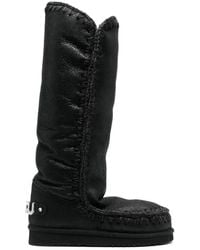 Mou - Stiefel Mit Logo - Lyst