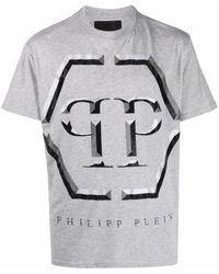 Philipp Plein - T-shirt con decorazione - Lyst