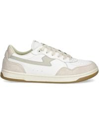 Stepney Workers Club - Leather Suede Low-Top Sneakers - Lyst