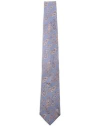 Etro - Paisley-Pattern Silk Tie - Lyst
