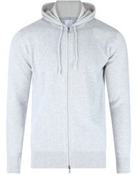 Eleventy - Zip-Up Cashmere Hoodie - Lyst
