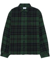 John Elliott - Hemi Alpine-check Cotton Flannel Shirt - Lyst