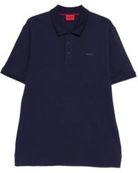 HUGO - Donos Logo-Detail Polo Shirt - Lyst