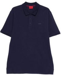 HUGO - Donos Logo-Detail Polo Shirt - Lyst
