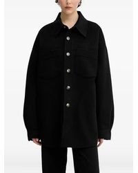 Nanushka - Shirtjack Met Knoopsluiting - Lyst