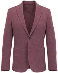 Maurizio Baldassari - Notched Lapel Single-Breasted Blazer - Lyst