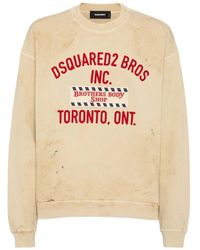 DSquared² - Sweater Met Geborduurde Tekst - Lyst