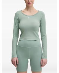 Under Armour - Logo-Print Long-Sleeves T-Shirt - Lyst