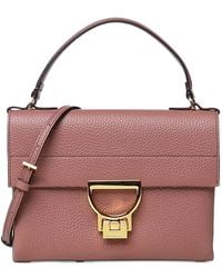 Coccinelle - Mini Grainy Leather Tote Bag - Lyst