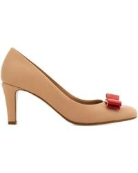 Ferragamo - Escarpins Vara 70 Mm À Détail De Nœud - Lyst
