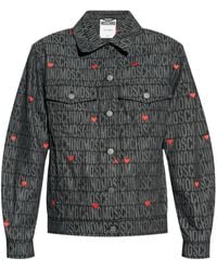 Moschino - Jack Met Logo-Jacquard - Lyst