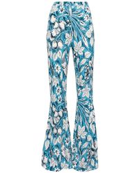Diane von Furstenberg - Brooklyn Floral-print Flared Trousers - Lyst