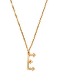 Emanuele Bicocchi - E Letter Pendant Necklace - Lyst