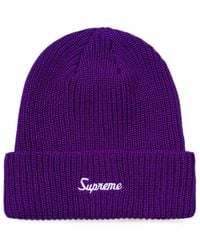Supreme - Loose-Gauge Beanie Hat - Lyst