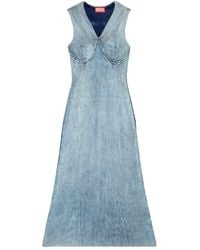 DIESEL - Midi M-Milong Dress - Lyst