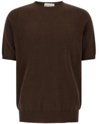 Ma'ry'ya - Ribbed Short-Sleeve T-Shirt - Lyst