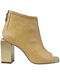 Madison Maison - Fatima Open-Toe Ankle Boots - Lyst