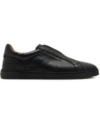 Magnanni - Nitro Pebbled Leather Sneakers - Lyst
