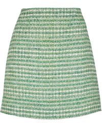 Carolina Herrera - Tweed A-Line Mini Skirt - Lyst