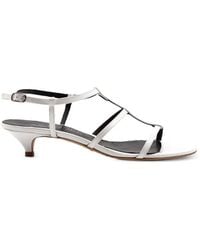 Julie Dee - Strappy Kitten-Heel Sandals - Lyst