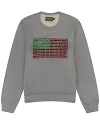 DENIM TEARS - Logo-Print Crew-Neck Sweater - Lyst