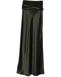 Nanushka - Falda larga Letto con detalle drapeado - Lyst