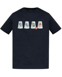 Paul Smith - Graphic-Print T-Shirt - Lyst