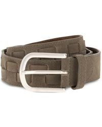 BOGGI - Woven Suede Belt - Lyst