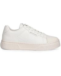 ARMANI EXCHANGE - Logo-Print Panelled Sneakers - Lyst