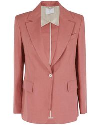 Eleventy - Linen Blazer - Lyst