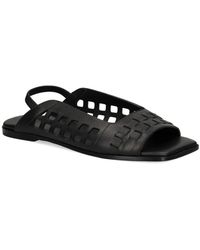 Vic Matié - Cut-Out Leather Sandals - Lyst