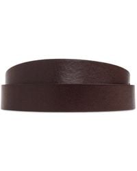 Victoria Beckham - Portofino Plaque-Buckle Leather Belt - Lyst