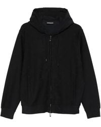 Emporio Armani - Cotton Blend Hoodie - Lyst