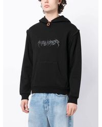 Palmier - Logo-Print Organic Cotton Hoodie - Lyst
