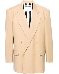 Moschino - Peak-lapels Double-breasted Blazer - Lyst