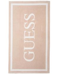 Guess - Logo-Print Beach Towel - Lyst