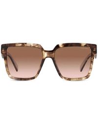 Prada - Square-Frame Logo Sunglasses - Lyst