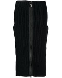Tom Ford - Ribbed Zip-Up Pencil Skirt - Lyst